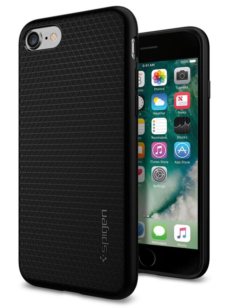 Spigen: iPhone 7 - Liquid Armour Case (Black)