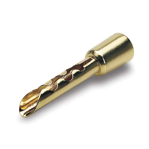 Belkin PureAV Gold Screw-on Banana Plugs, 4-Pack image