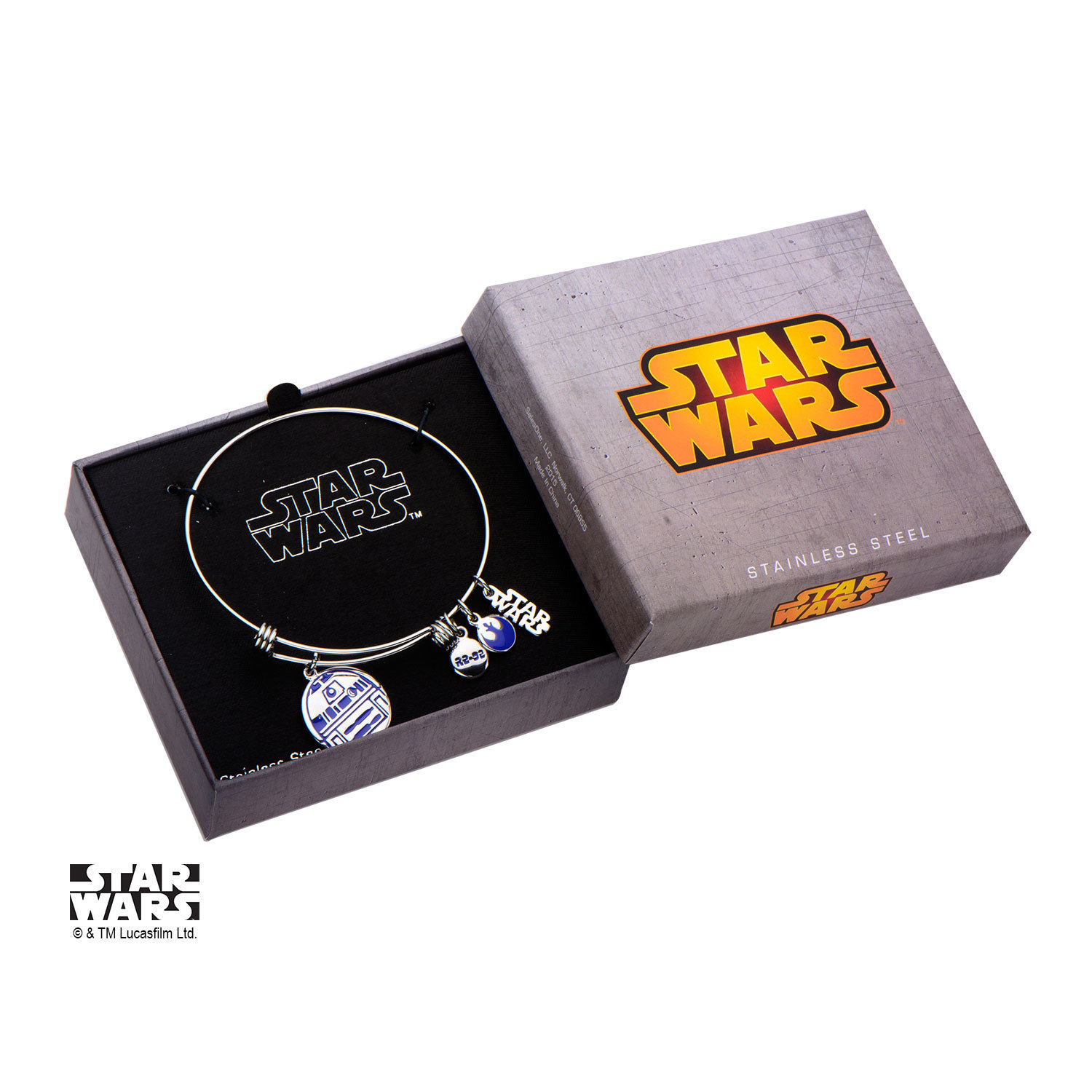 Star Wars R2D2 Stainless Steel Expandable Bracelet