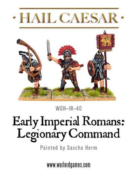 Hail Caesar: Imperial Roman Legionary Command Pack (3pc)