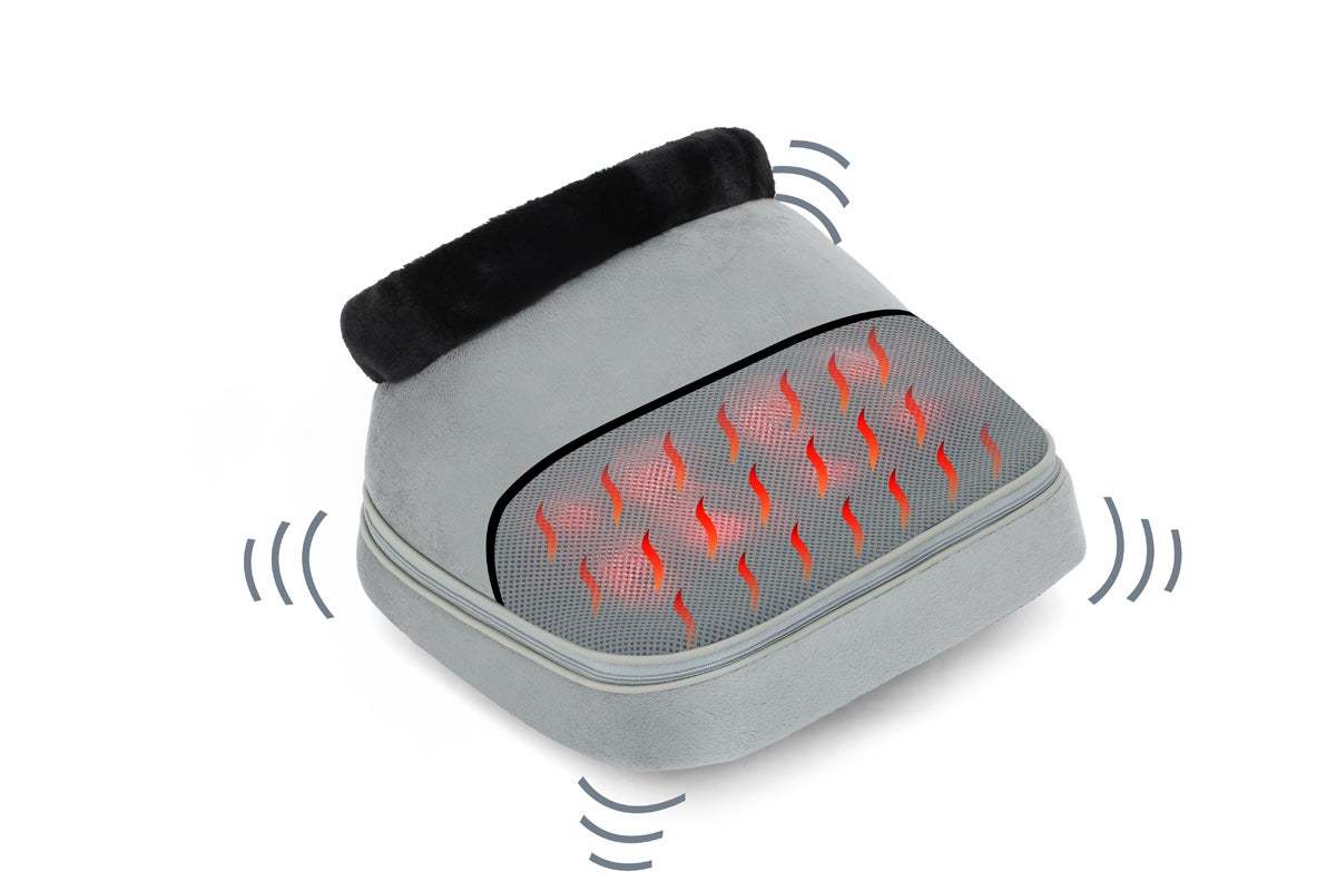 Ape Basics Heated 2-in-1 Shiatsu Foot And Back Massager image