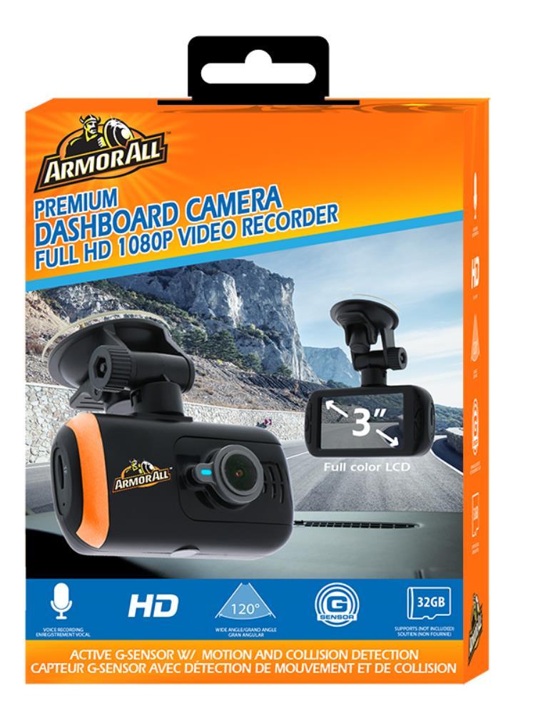 Armor All: Premium Dashboard Camera Full HD 1080P w/ 3" LCD image