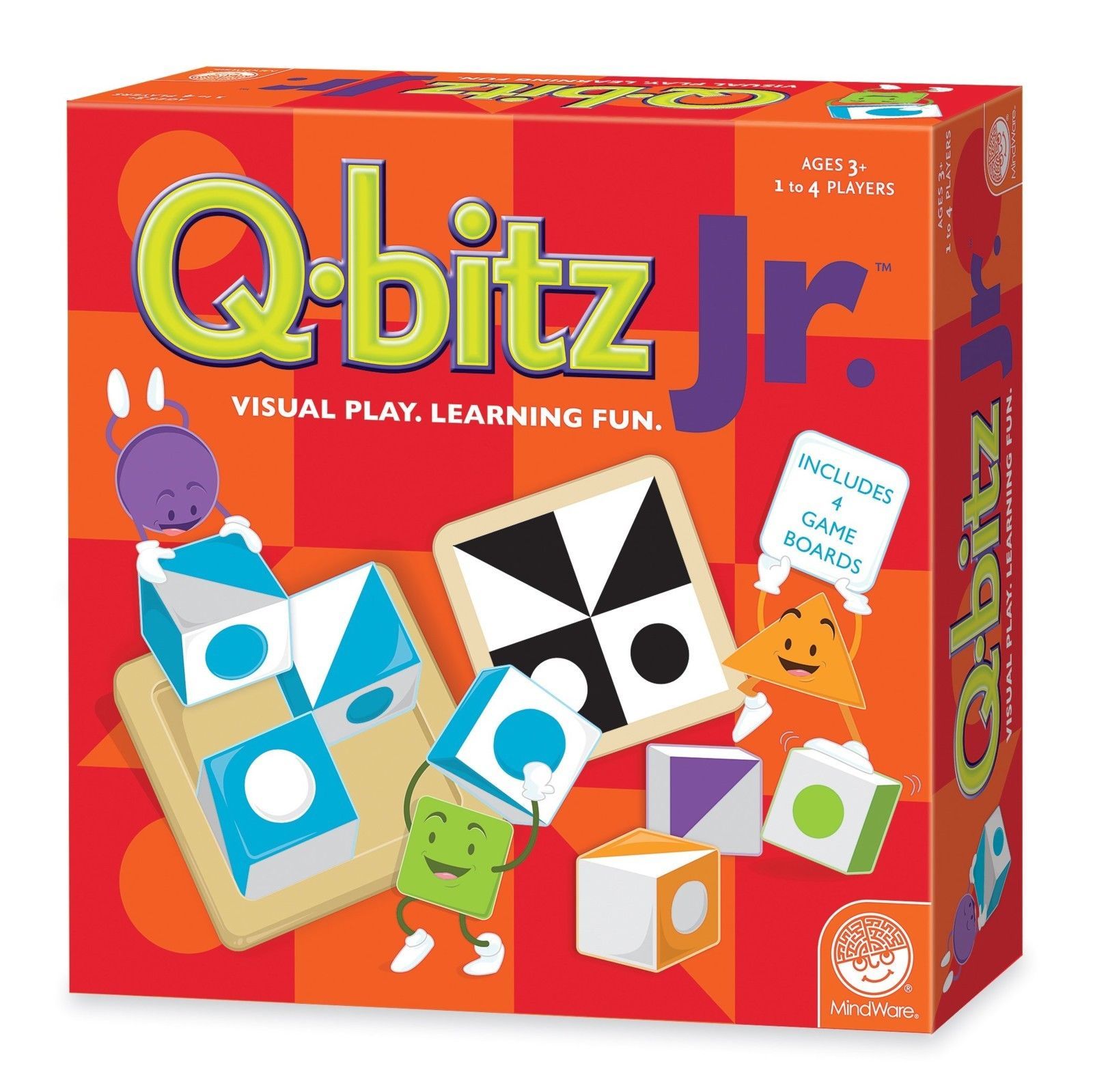Mindware Games: Q-bitz Jr. - Visual Learning Game image