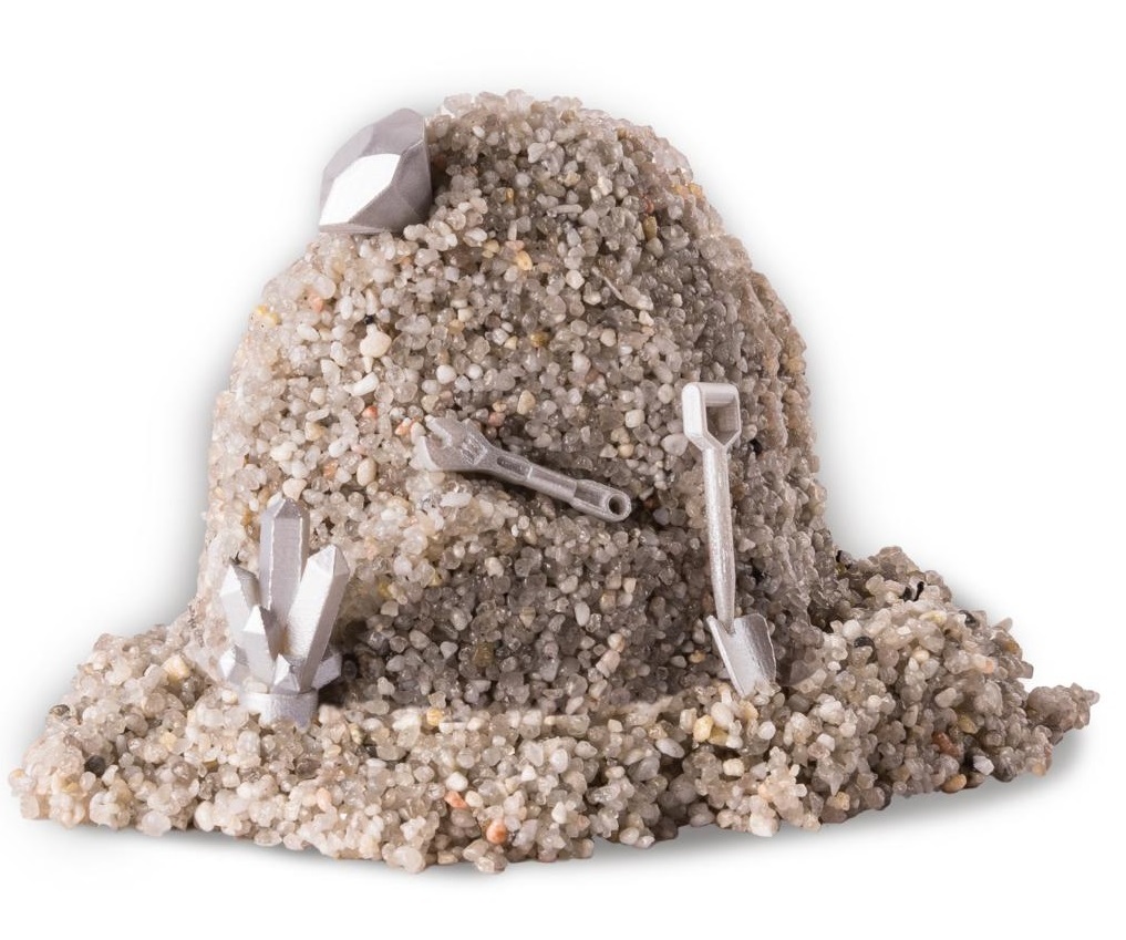 Kinetic Sand: Kinetic Rock Pack – Grey