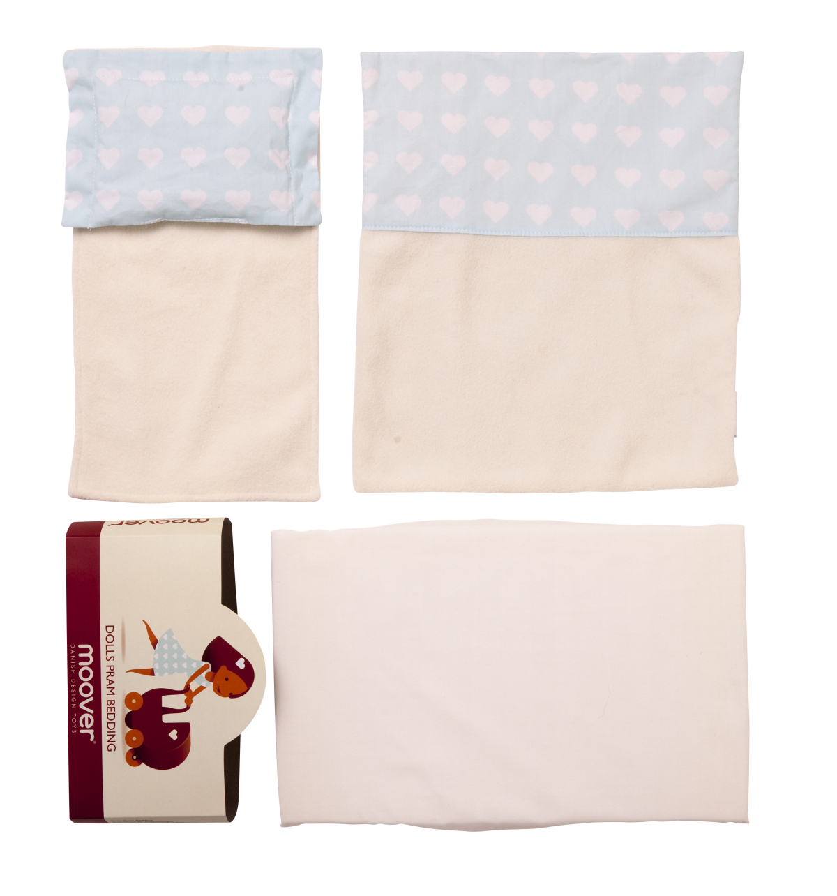 Moover Pram Bedding - Blue image