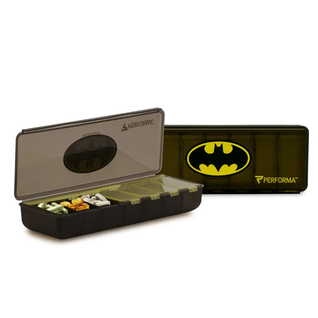 Buy Performa 7 Day Pill Container Batman at Mighty Ape NZ
