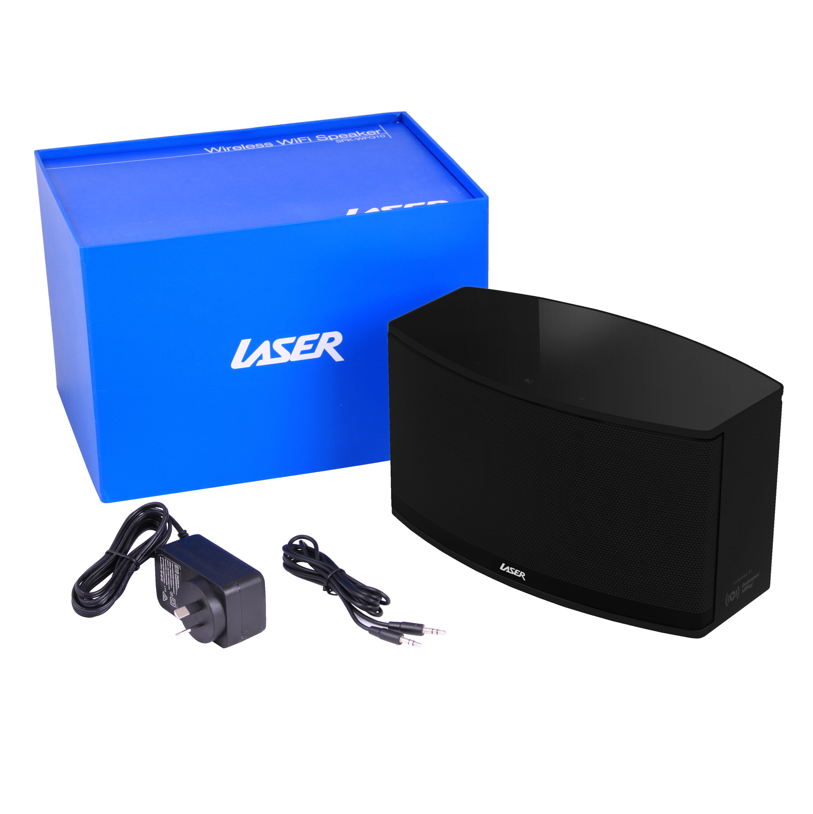 Laser Wi-Fi Multi Room Speaker Q10 (Black)