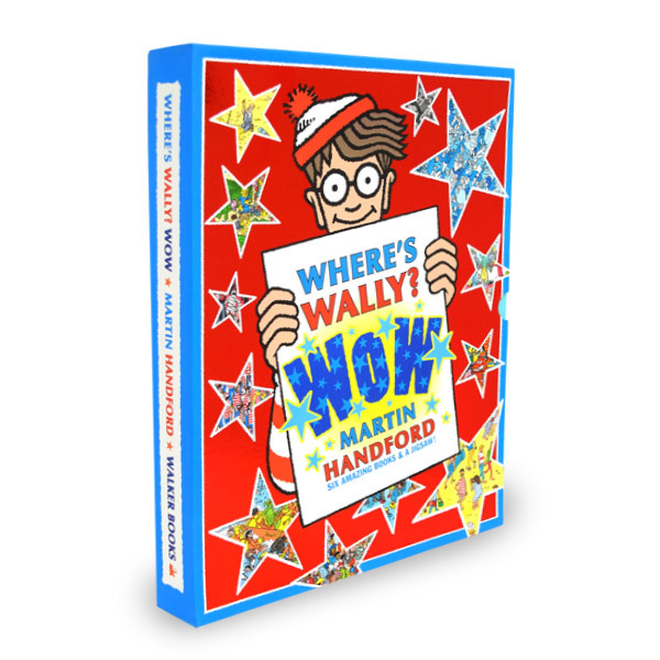 Where's Wally? Wow Box Set (6 Books/Jigsaw) on Hardback by Handford Martin