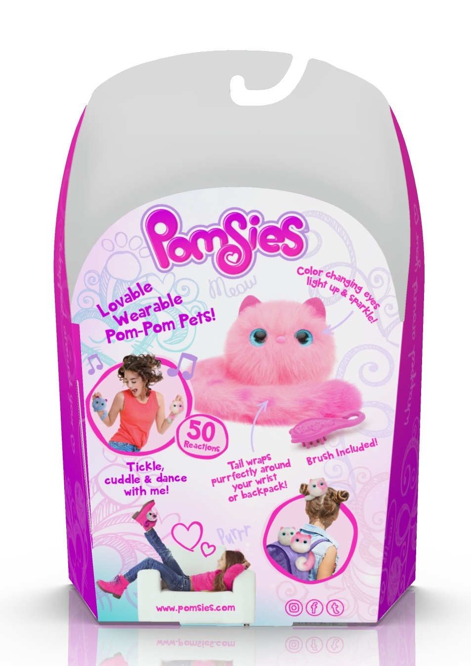 Buy Pomsies Interactive Plush Blossom at Mighty Ape NZ