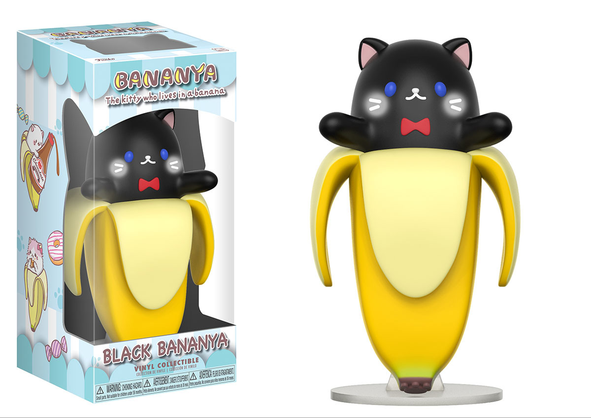 Bananya - Black Bananya Vinyl Figure image