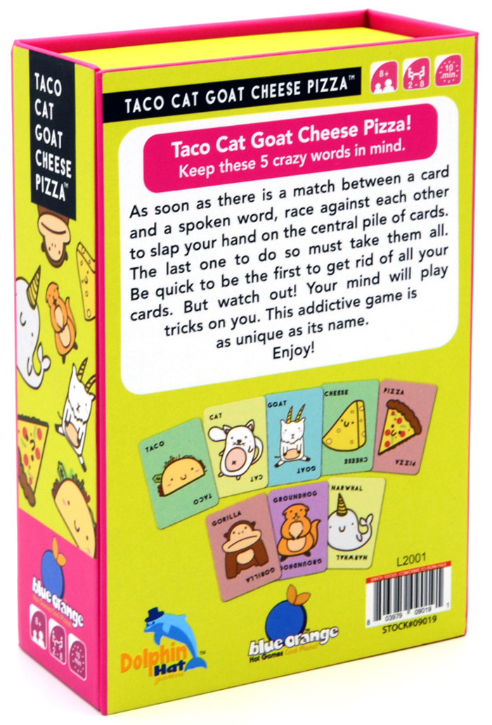 Taco Cat Goat Cheese Pizza Board Game at Mighty Ape Australia