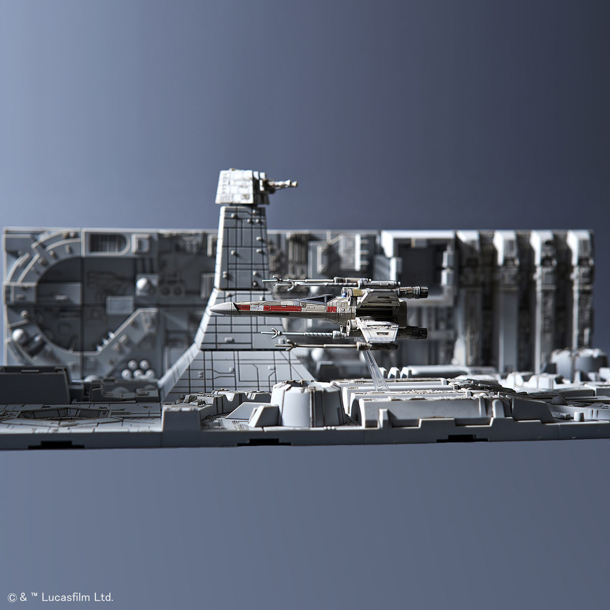 Star Wars 1/144 Scale Death Star Attack Set Model Kit BANDAI IN STOCK