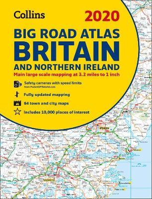 2020 Collins Big Road Atlas Britain and Northern Ireland by Collins Maps image