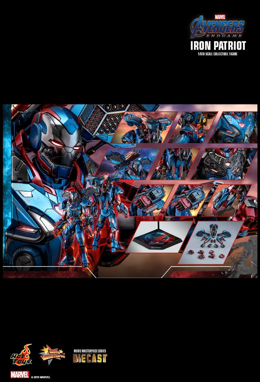 Avengers: Endgame - Iron Patriot - 12" Articulated Figure image