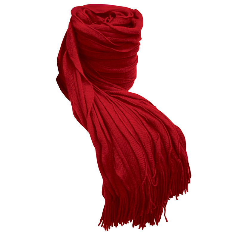 Bambury Cambridge Ruffle Throw Rug (Chili) image