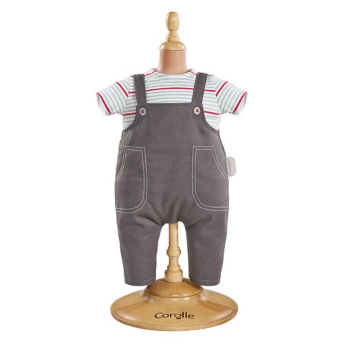 Corolle Classique 36cm Doll Clothing - Denim Overalls Set