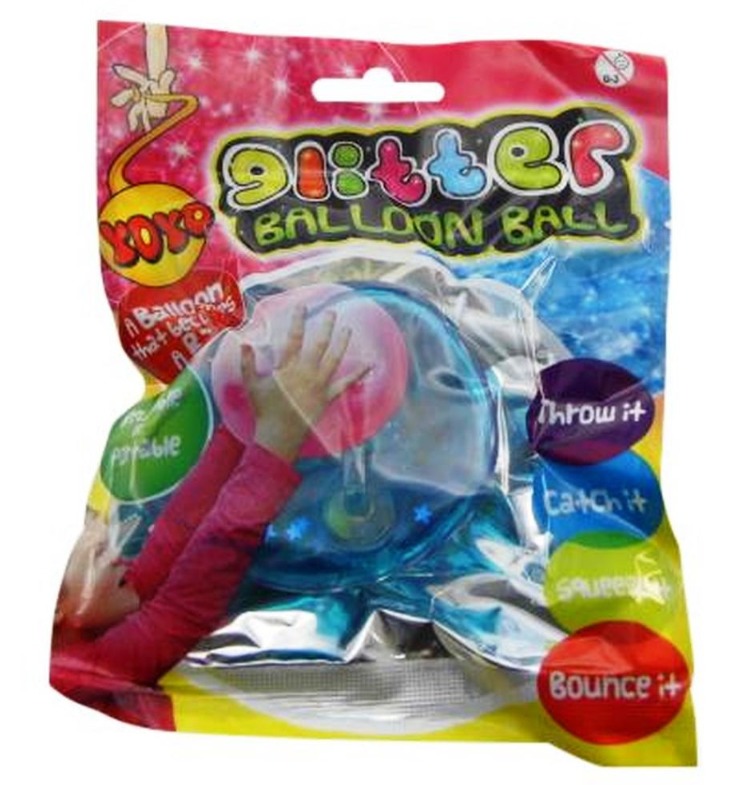 YoYo: Glitter Ballon Ball - (Assorted Designs) image