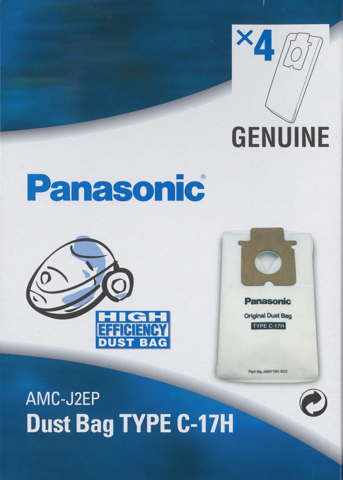 Panasonic AMC-J2EP Vacuum Bags image