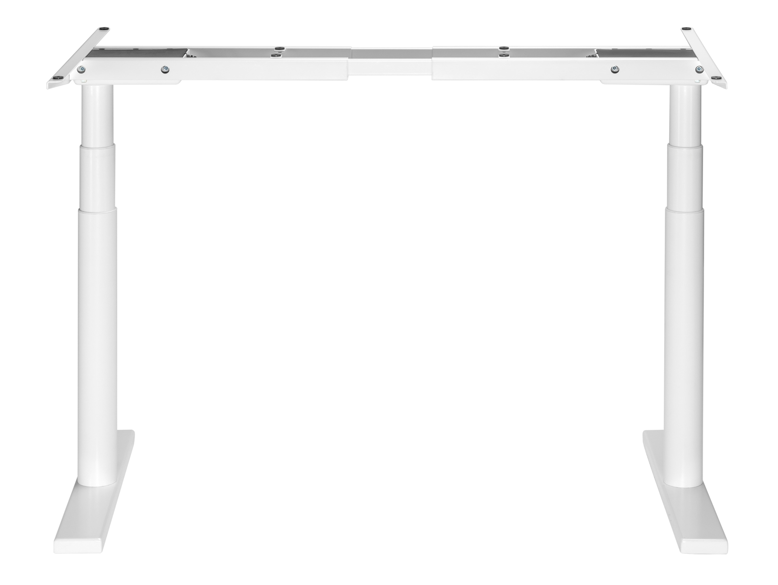 Buy Gorilla Office Height Adjustable Desk White/White at Mighty Ape NZ