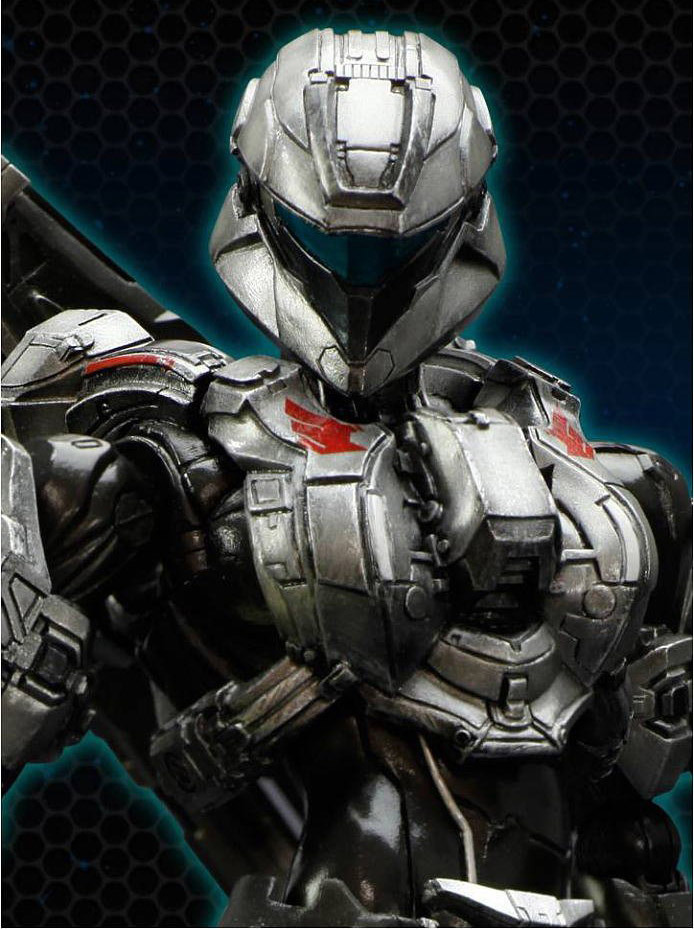 Halo 4 Spartan Sarah Palmer Action Figure - Play Arts Kai | at Mighty ...