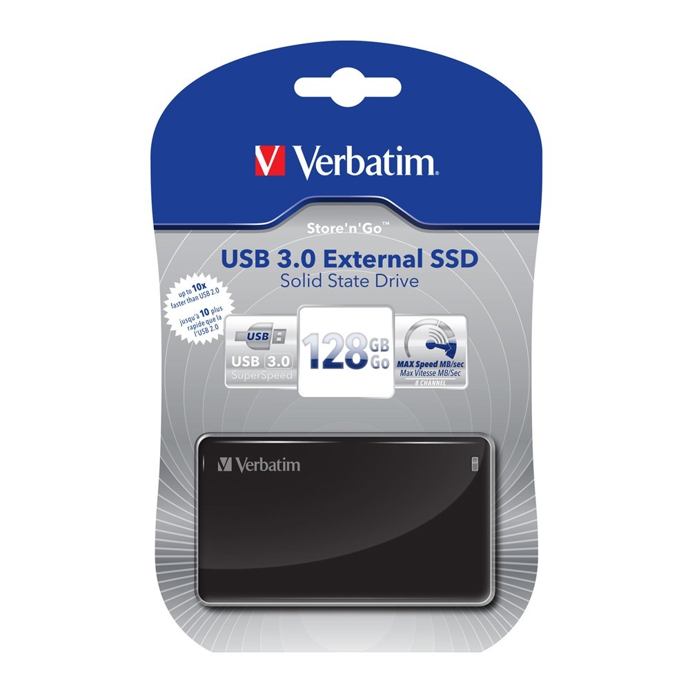 Verbatim Store'n'Go USB3.0 External SSD - 128GB image