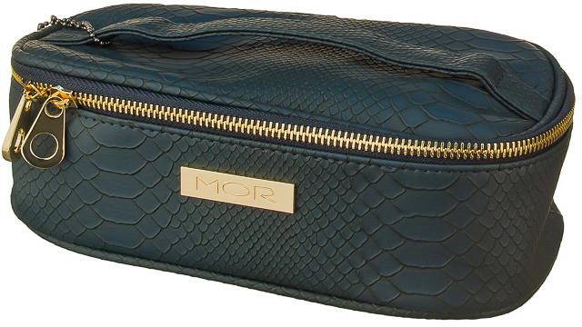 MOR Ballet Marine Blue Croc Tokyo Mini Train Case image