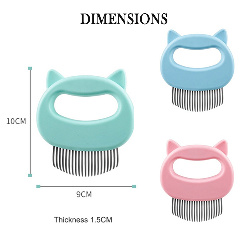 Long-Haired/ Short-Haired - Pet Comb (Blue)