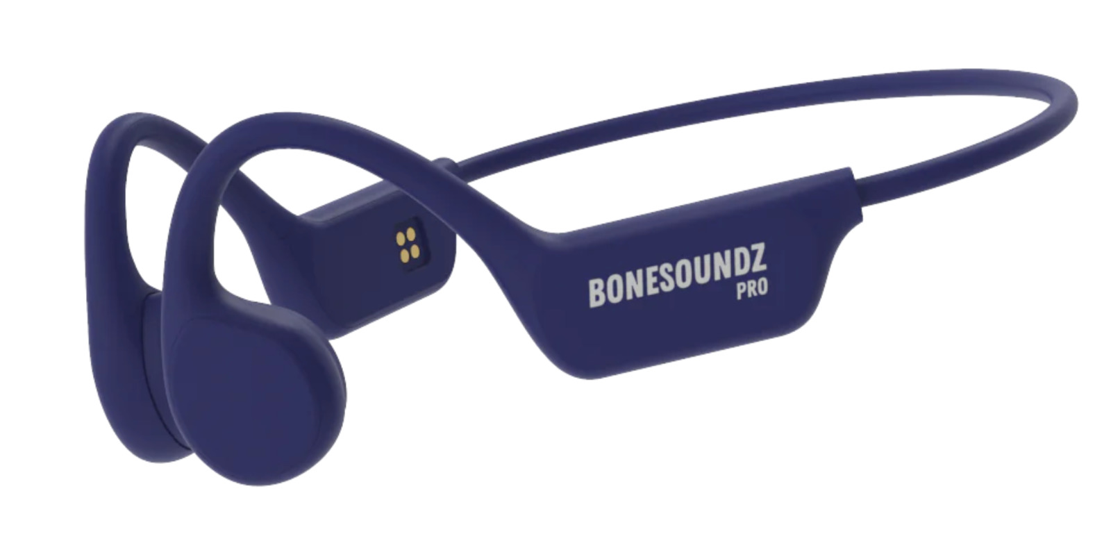 Bonesoundz Pro Bone Conduction Waterproof Headphones Blue at Mighty