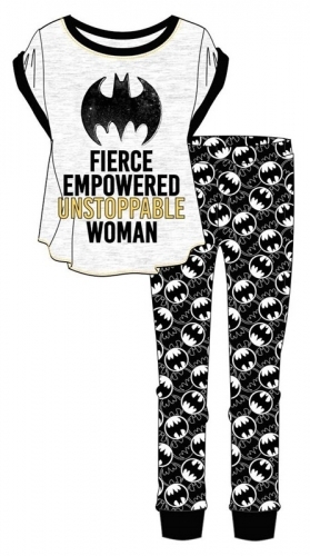 Batgirl: Fierce Empowered Unstoppable Woman Pyjama Set (16-18)