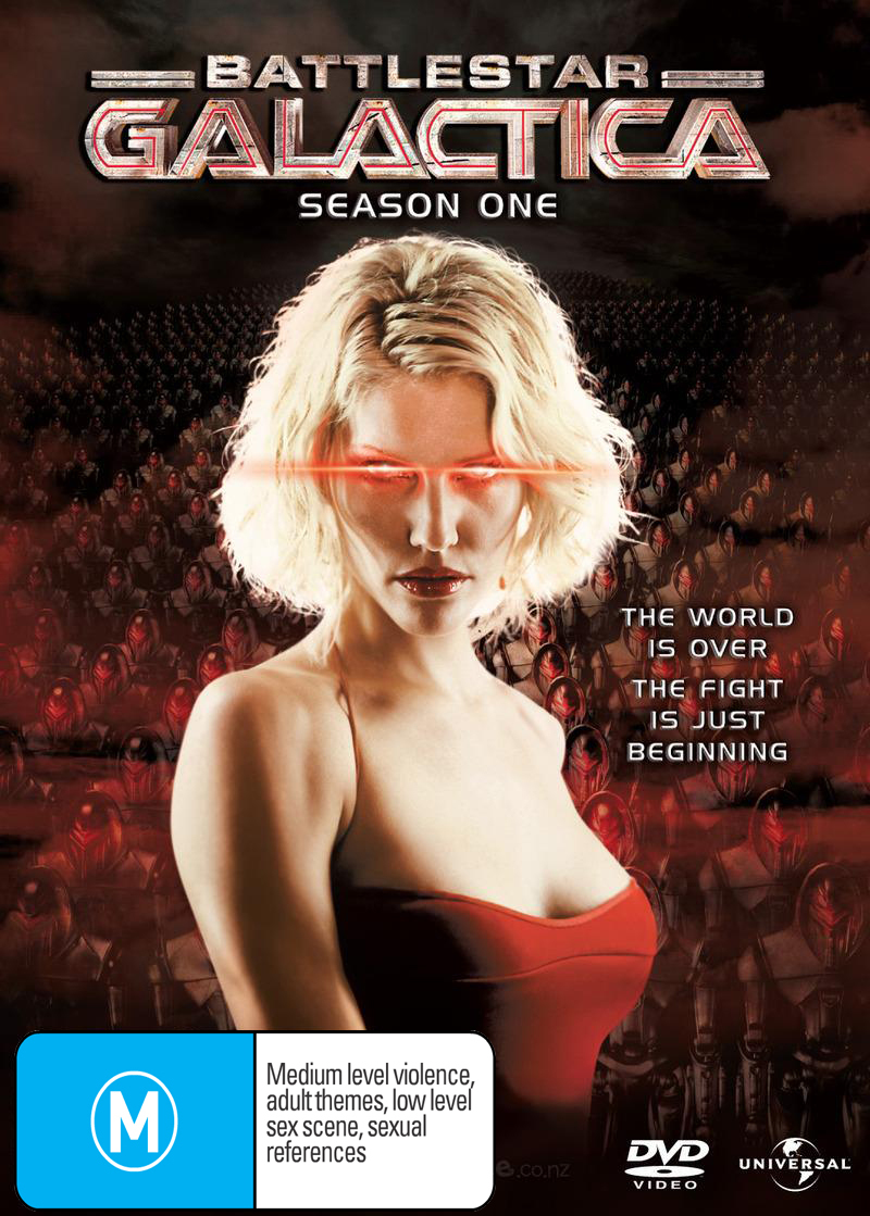 Battlestar Galactica 2004 - Season 1 (4 Disc Slimline Set) on DVD image