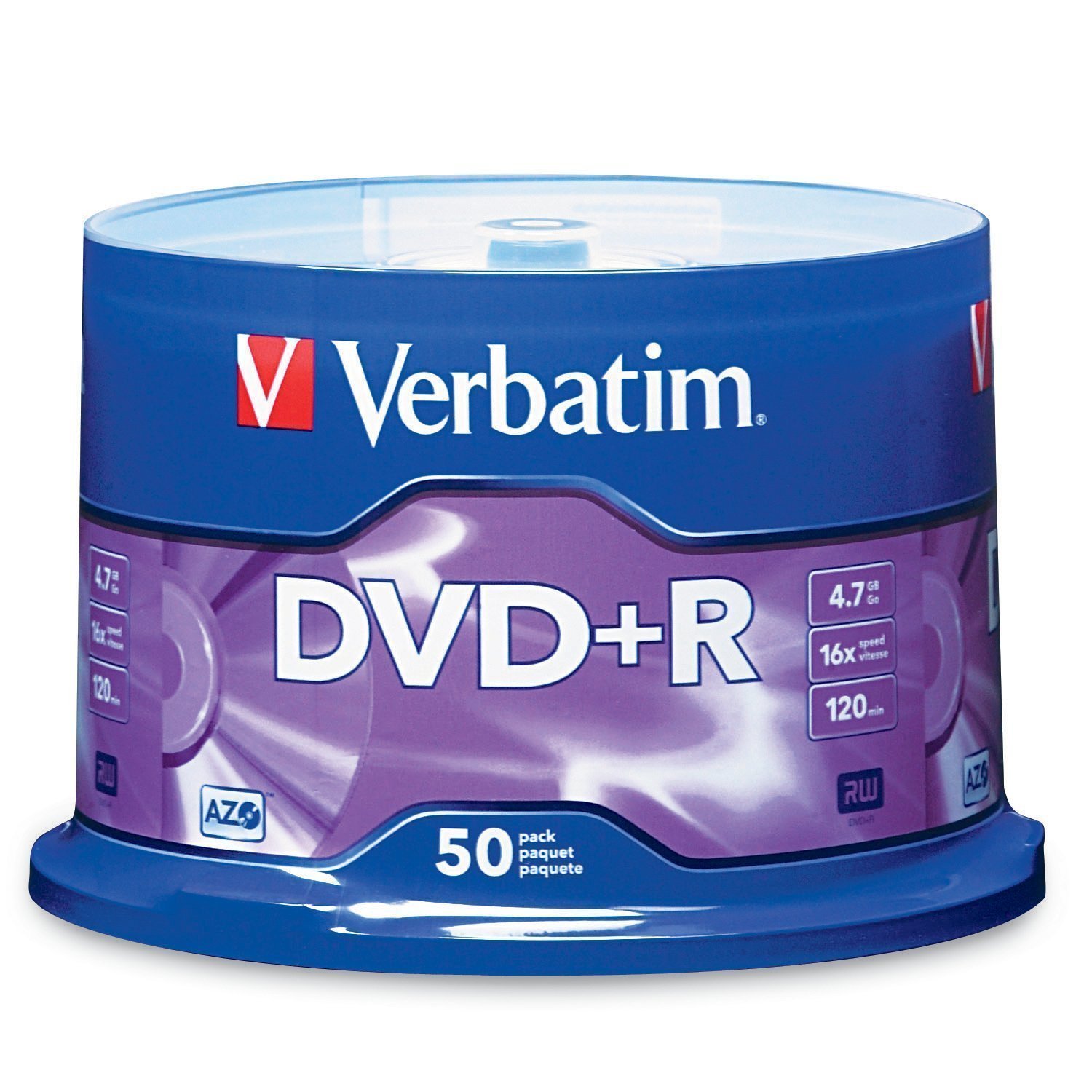 Verbatim DVD+R 50Pk Spindle - 4.7GB 16x image