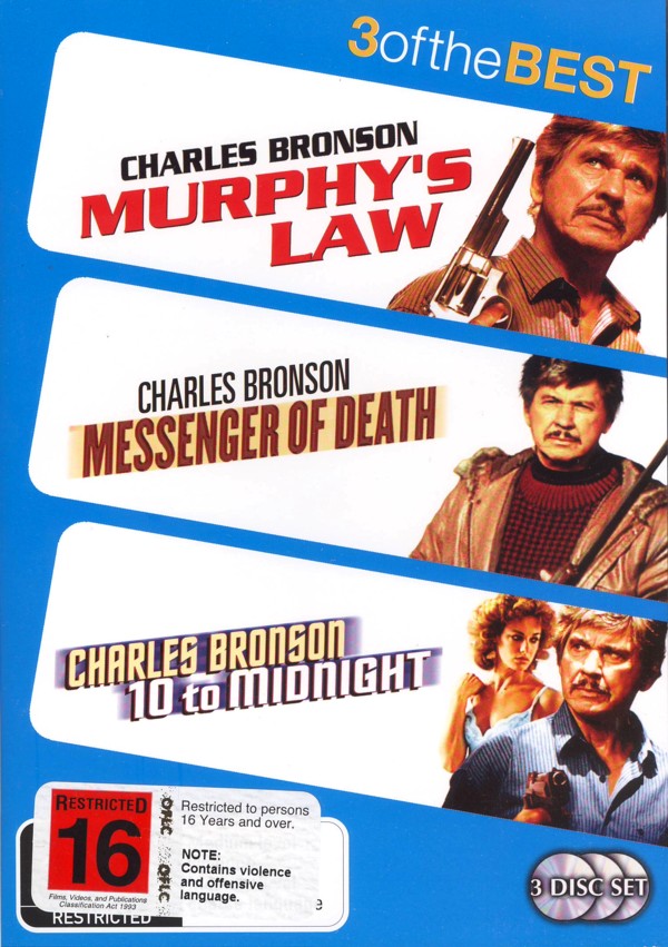 Murphy's Law (1986) / Messenger Of Death / 10 To Midnight (3 Disc Set) image