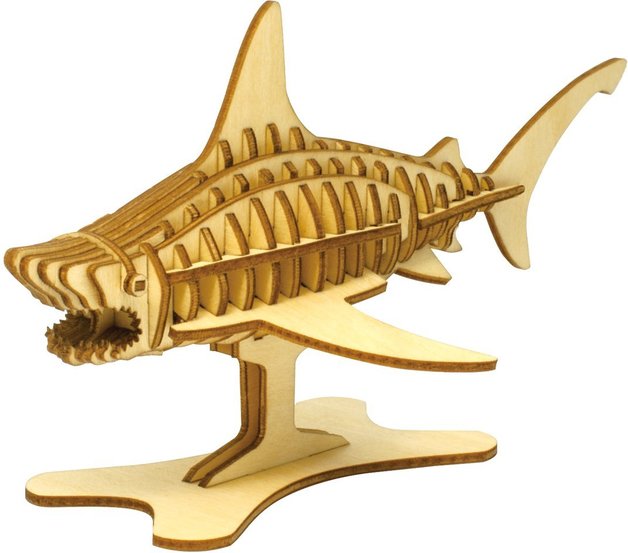 3d puzzle shark