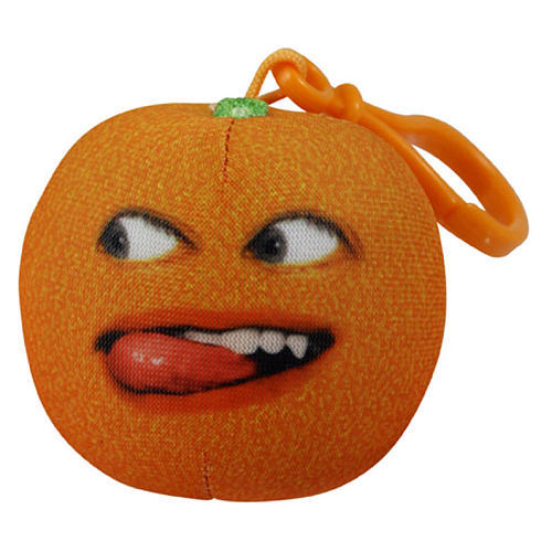 Annoying Orange Talking Plush Keyring / Clip-on - Nyah Nyah Orange