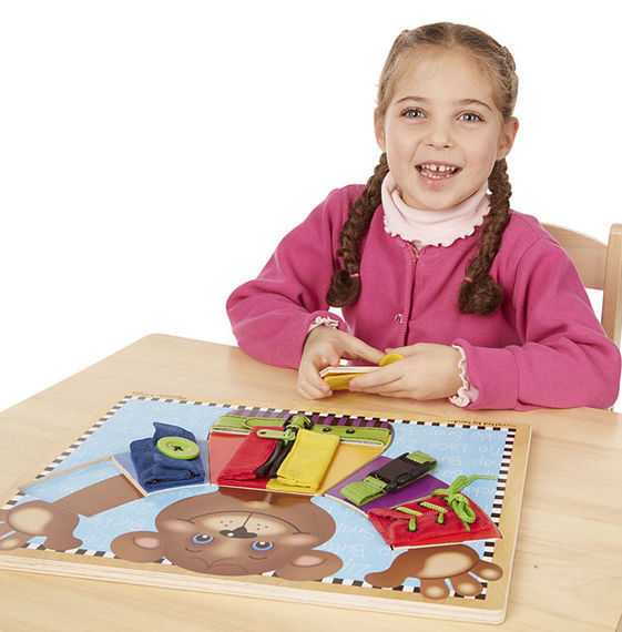 Melissa & Doug: Wooden Basic Skills Board image