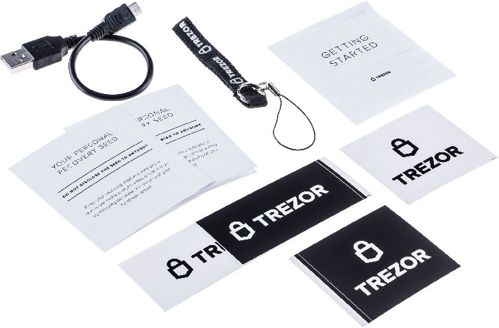 TREZOR One Crypto Wallet- Black image