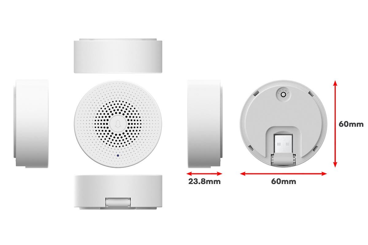 Kogan SmarterHome Security Camera Doorbell 2 Pro (White) at Mighty Ape NZ