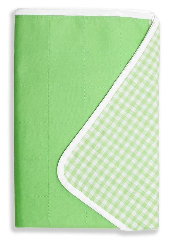 Brolly Sheets Single Size Sheet Bed Pad - Lime