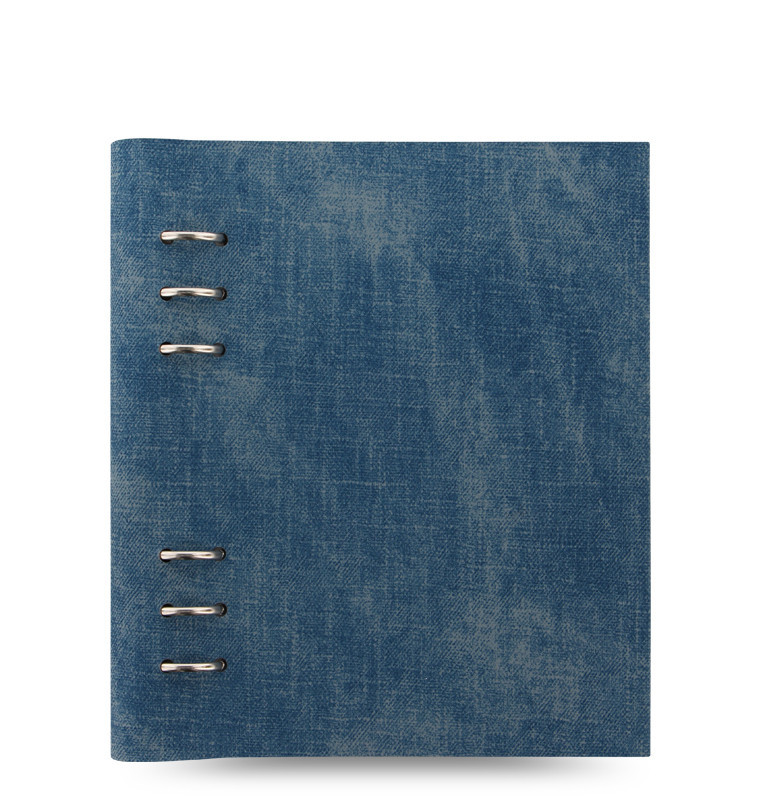 Filofax - A5 Patterns Clipbook - Denim image