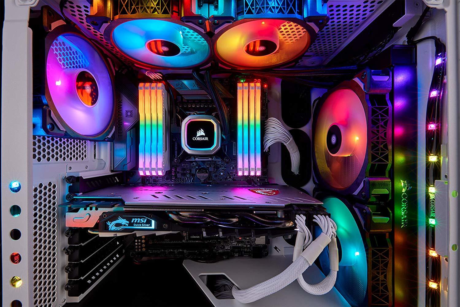 280mm CORSAIR Hydro Series H115i Platinum RGB AIO CPU Cooler