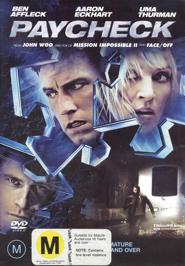 Paycheck on DVD image
