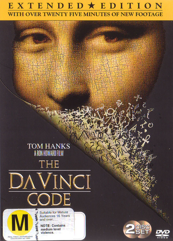 The Da Vinci Code - Extended Edition on DVD image