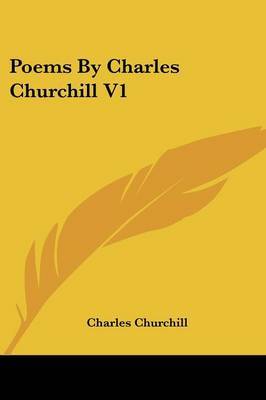 Poems by Charles Churchill V1 image