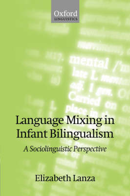 Language Mixing in Infant Bilingualism by Elizabeth Lanza image