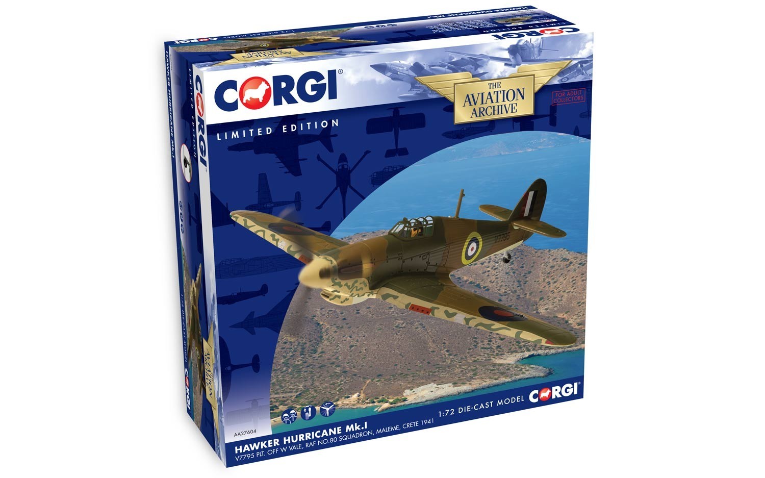 Corgi: 1/72 Hawker Hurricane Mk.I Diecast Model