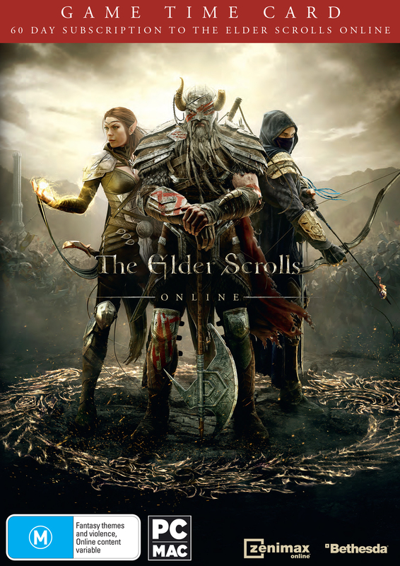 The Elder Scrolls Online 60 Day Game Time Card PC Buy Now at