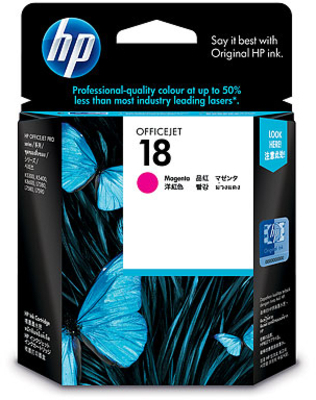 HP 18 Ink Cartridge C4938A (Magenta) image