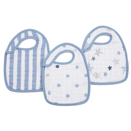 Aden + Anais Snap Bibs - Rock Star (3 pack)