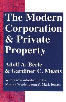 The Modern Corporation and Private Property by Adolf A. Berle image