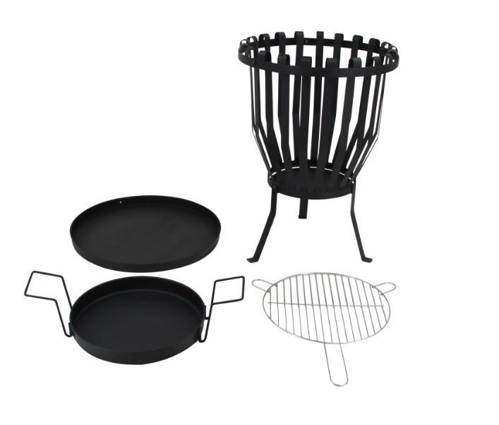Buy 2in1 BBQ Brazier with Grill Fire Pit (48x68cm) at Mighty Ape NZ